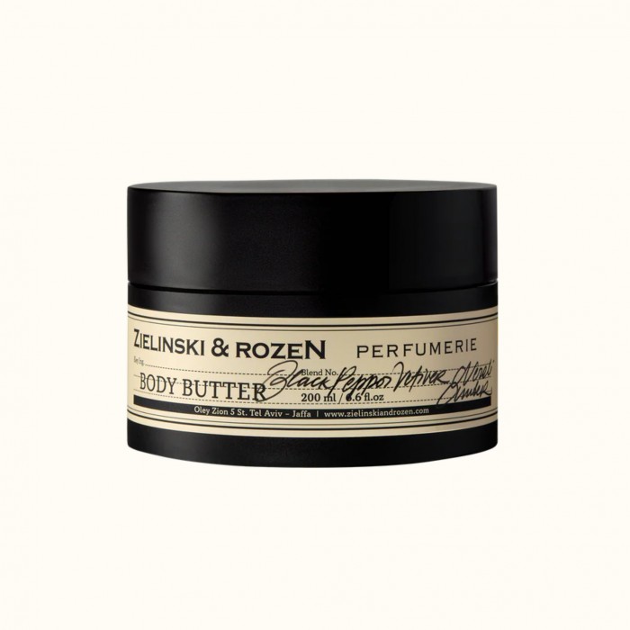 Body butter Black Pepper, Vetiver, Neroli, Amber (200 ml)
