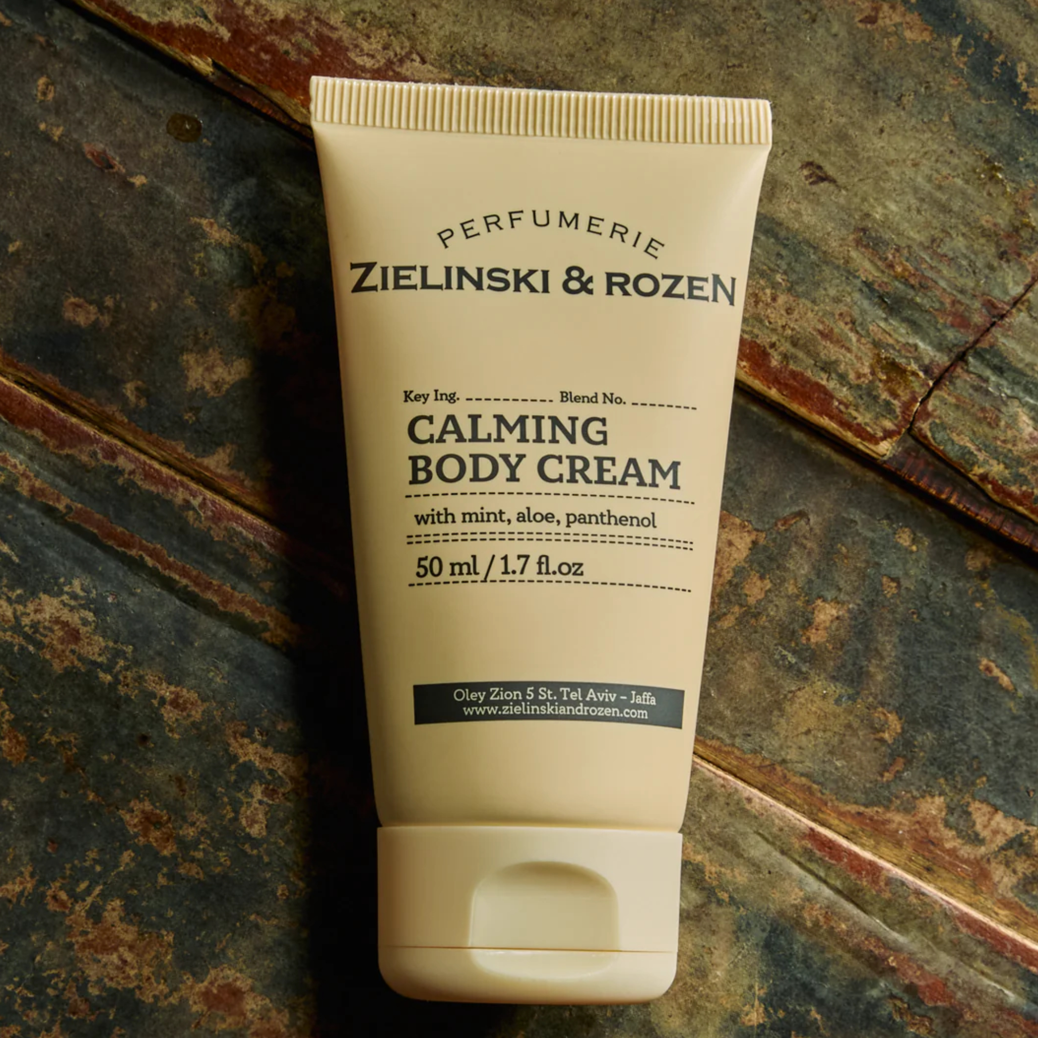 Заспокійливий крем для тіла Mint, Aloe, Panthenol (50 мл)