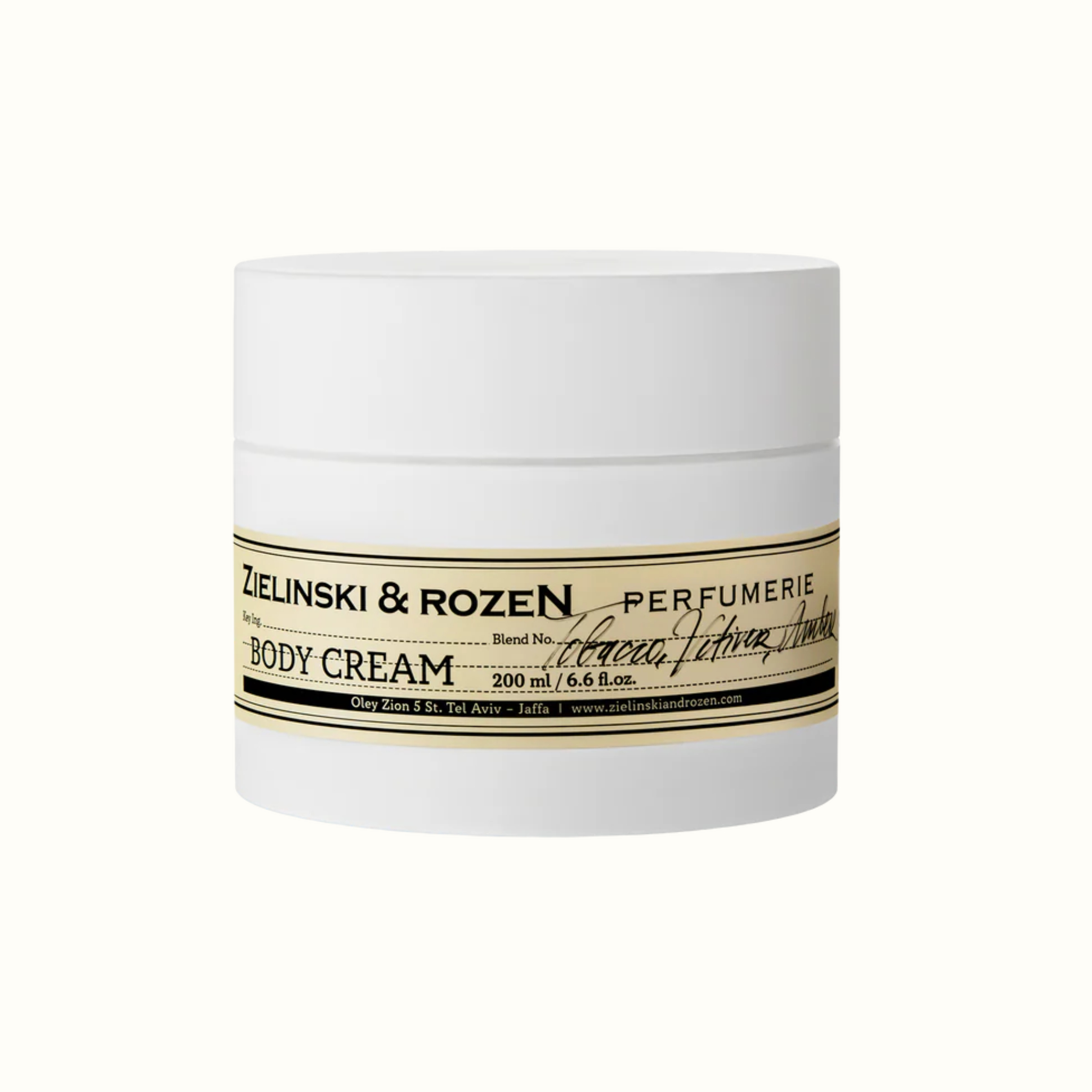 Крем для тіла Tobacco, Vetiver & Amber (200мл)