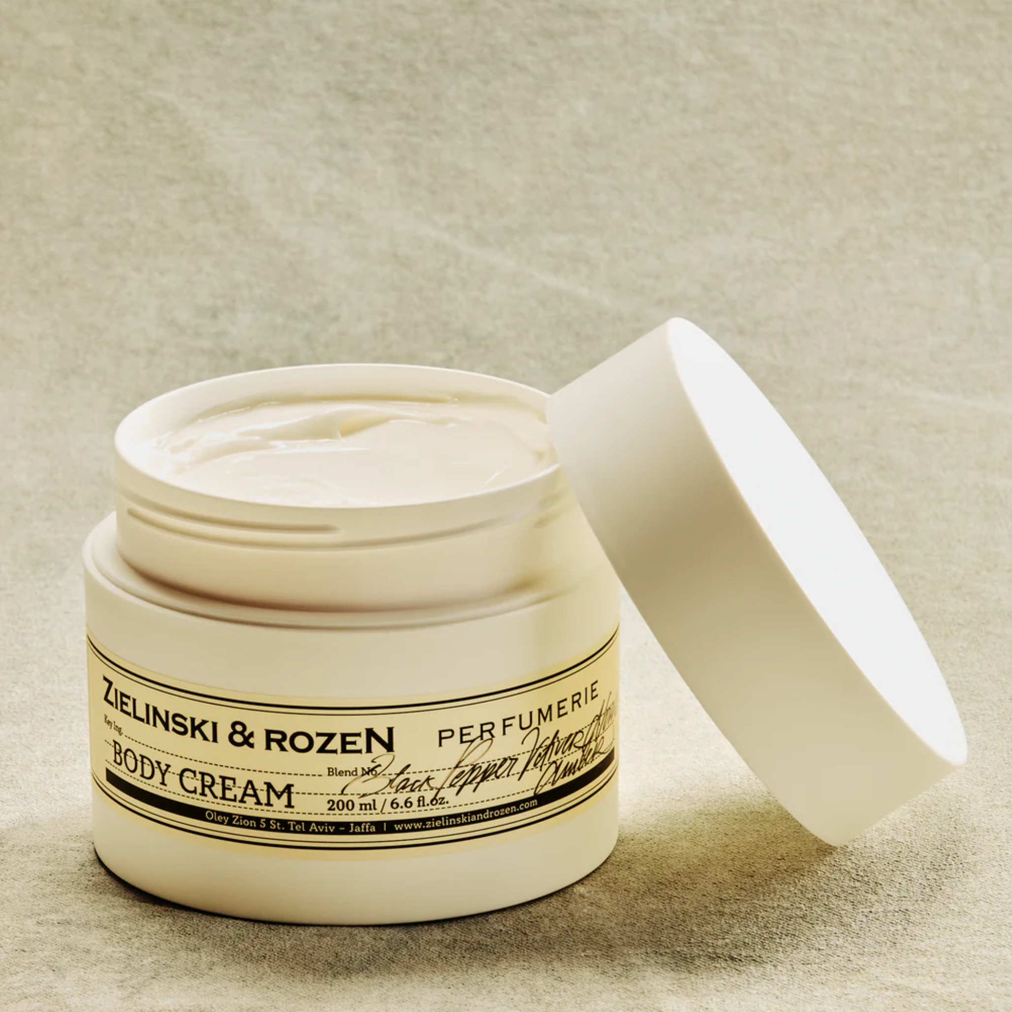 Крем для тіла Black Pepper, Vetiver, Neroli, Amber (ex. Black Pepper & Amber, Neroli) (200мл)