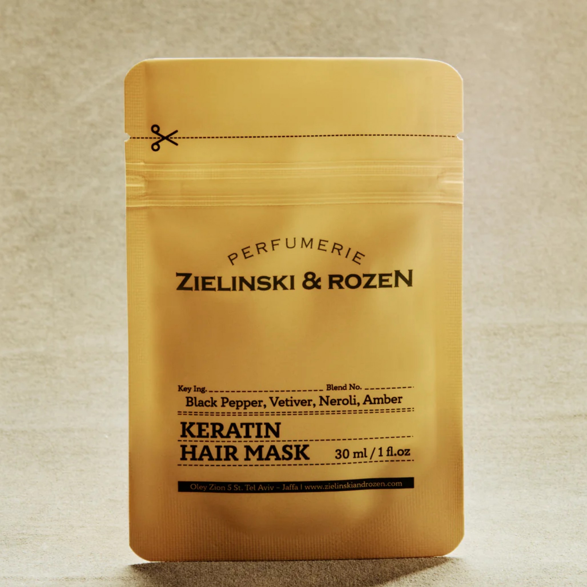 Кератиновая маска для волос Black Pepper, Vetiver, Neroli, Amber (ex. Black Pepper & Amber, Neroli) (30мл)