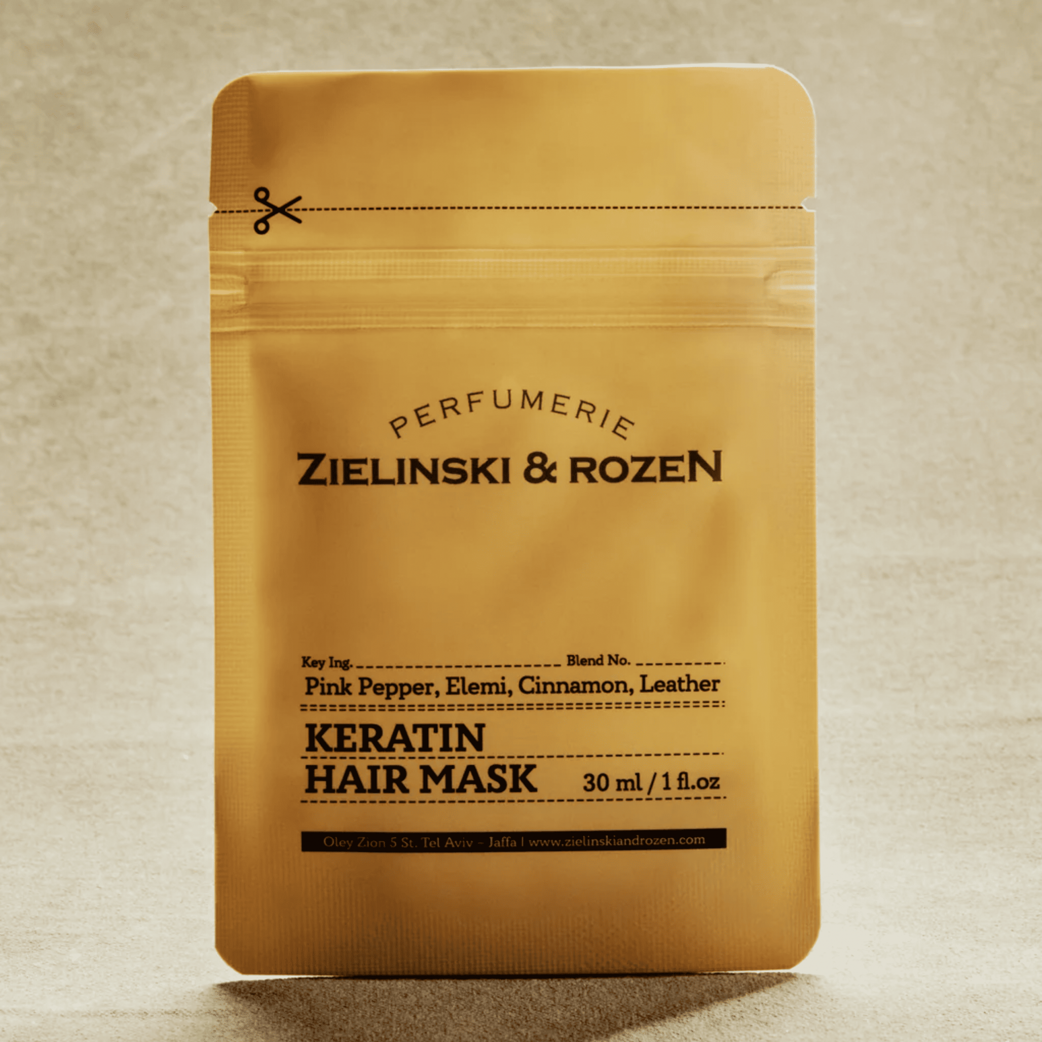 Кератиновая маска для волос Pink Pepper, Elemi, Cinnamon, Leather (30мл)