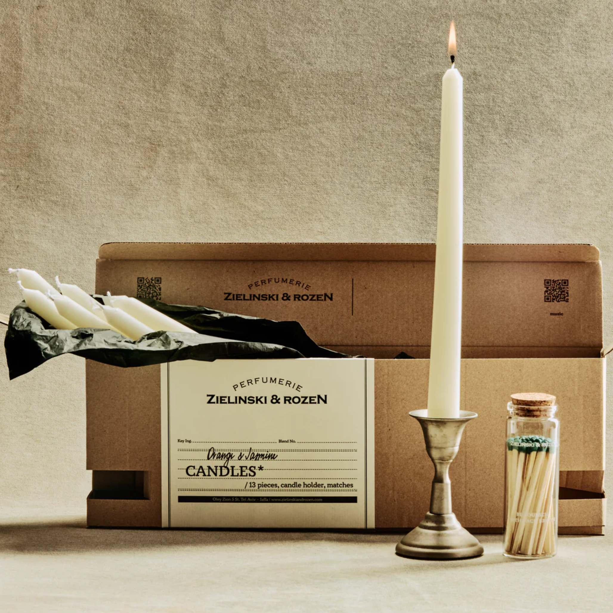 Набір ароматичних свічок Orange & Jasmine