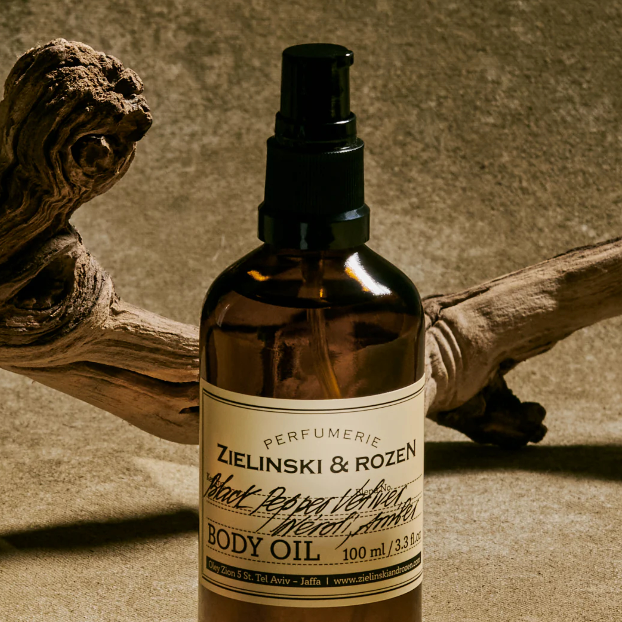  Олія для тіла Black Pepper, Vetiver, Neroli, Amber (ex. Black Pepper & Amber, Neroli) (100мл)