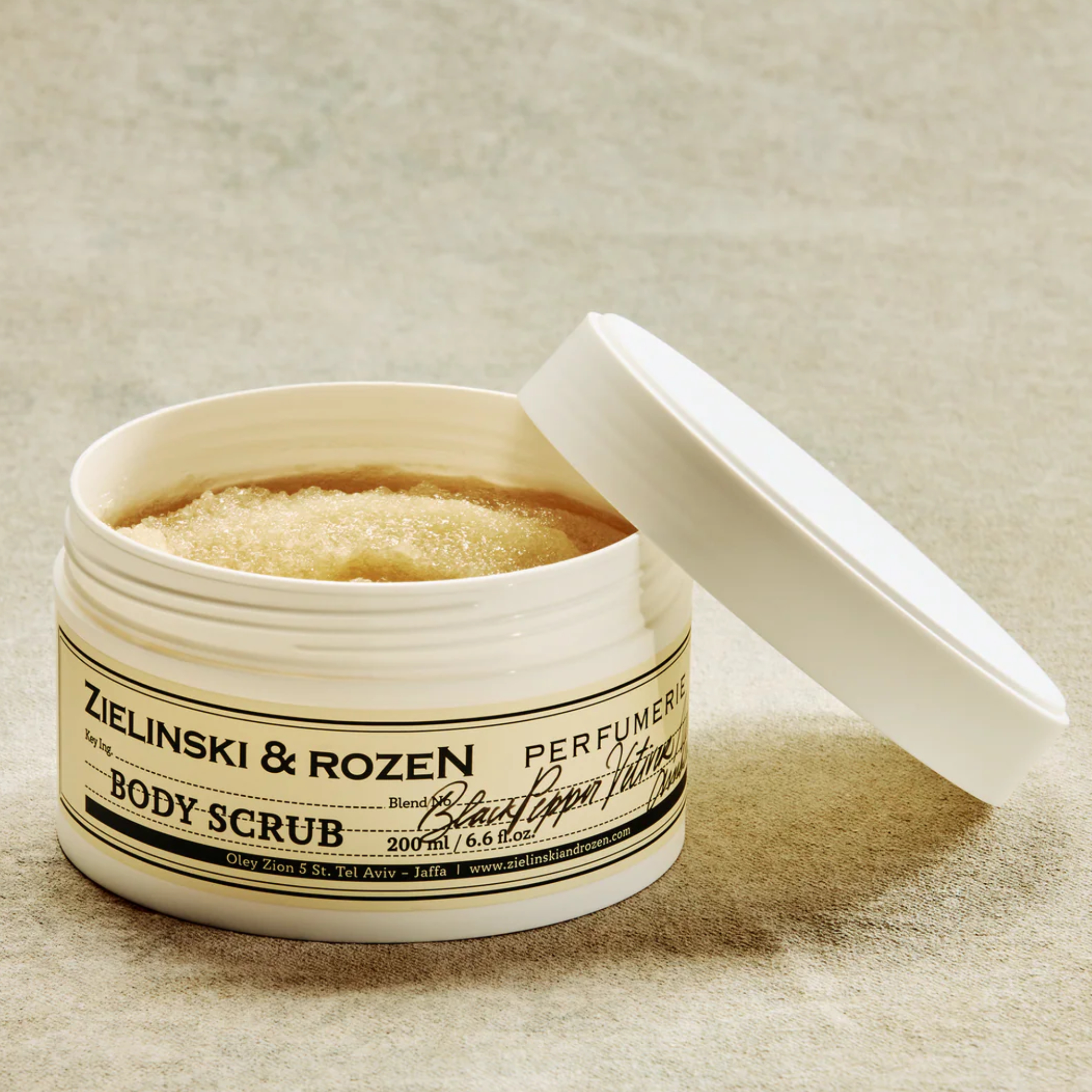 Скраб для тіла Black Pepper, Vetiver, Neroli, Amber (ex. Black Pepper & Amber, Neroli) (200мл)