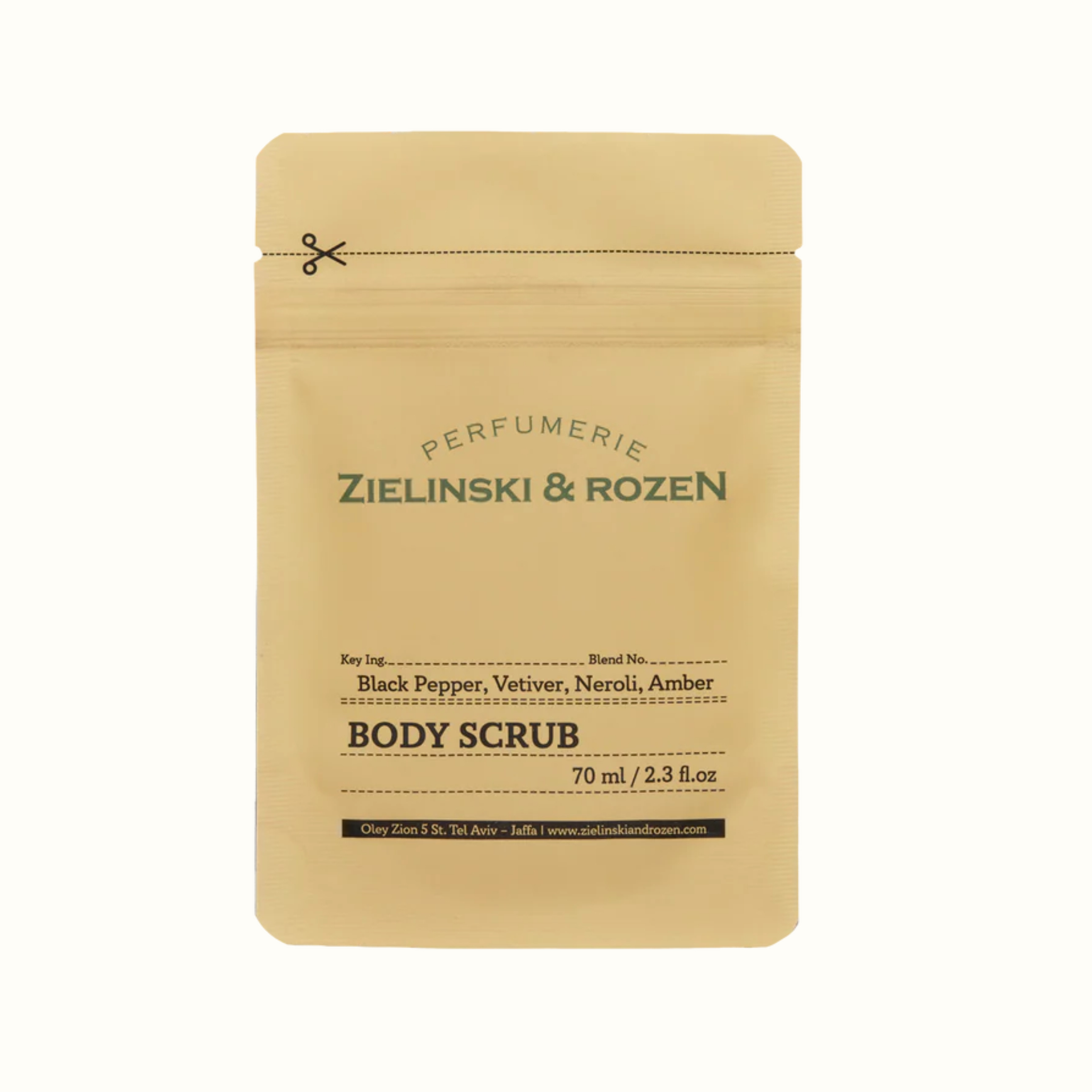  Скраб для тіла Black Pepper, Vetiver, Neroli, Amber (ex. Black Pepper & Amber, Neroli) (70мл)