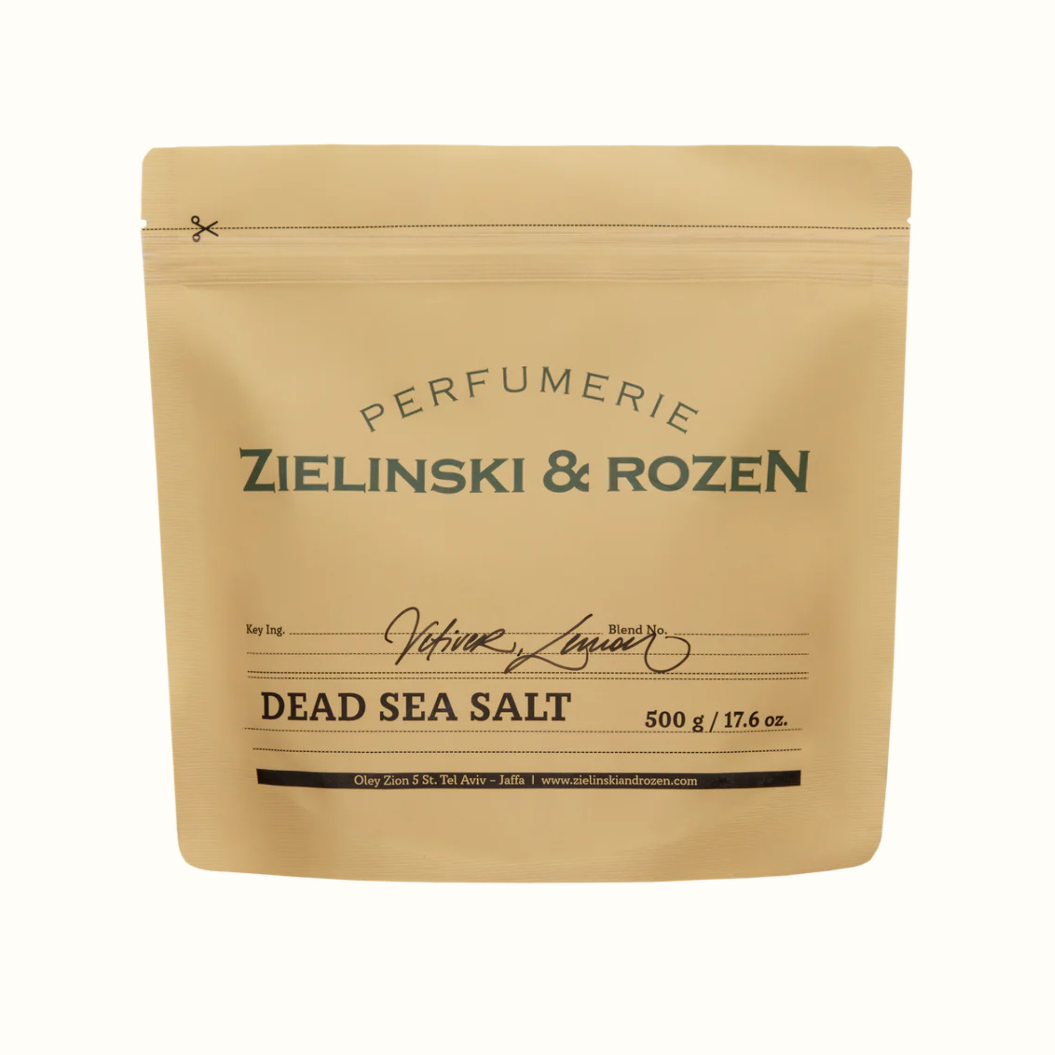 Сіль мертвого моря Vetiver, Lemon (ex. Vetiver & Lemon, Bergamot) (500гр)