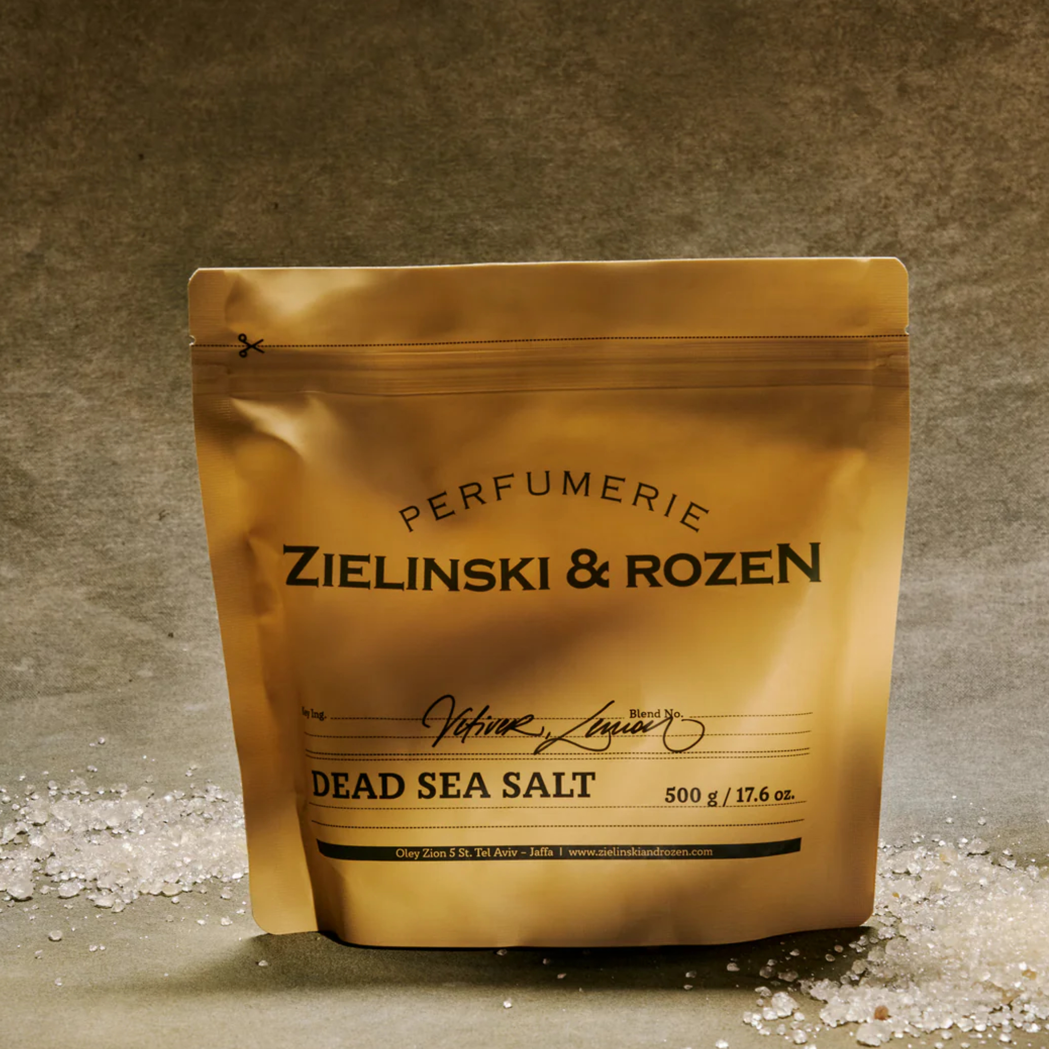 Сіль мертвого моря Vetiver, Lemon (ex. Vetiver & Lemon, Bergamot) (500гр)