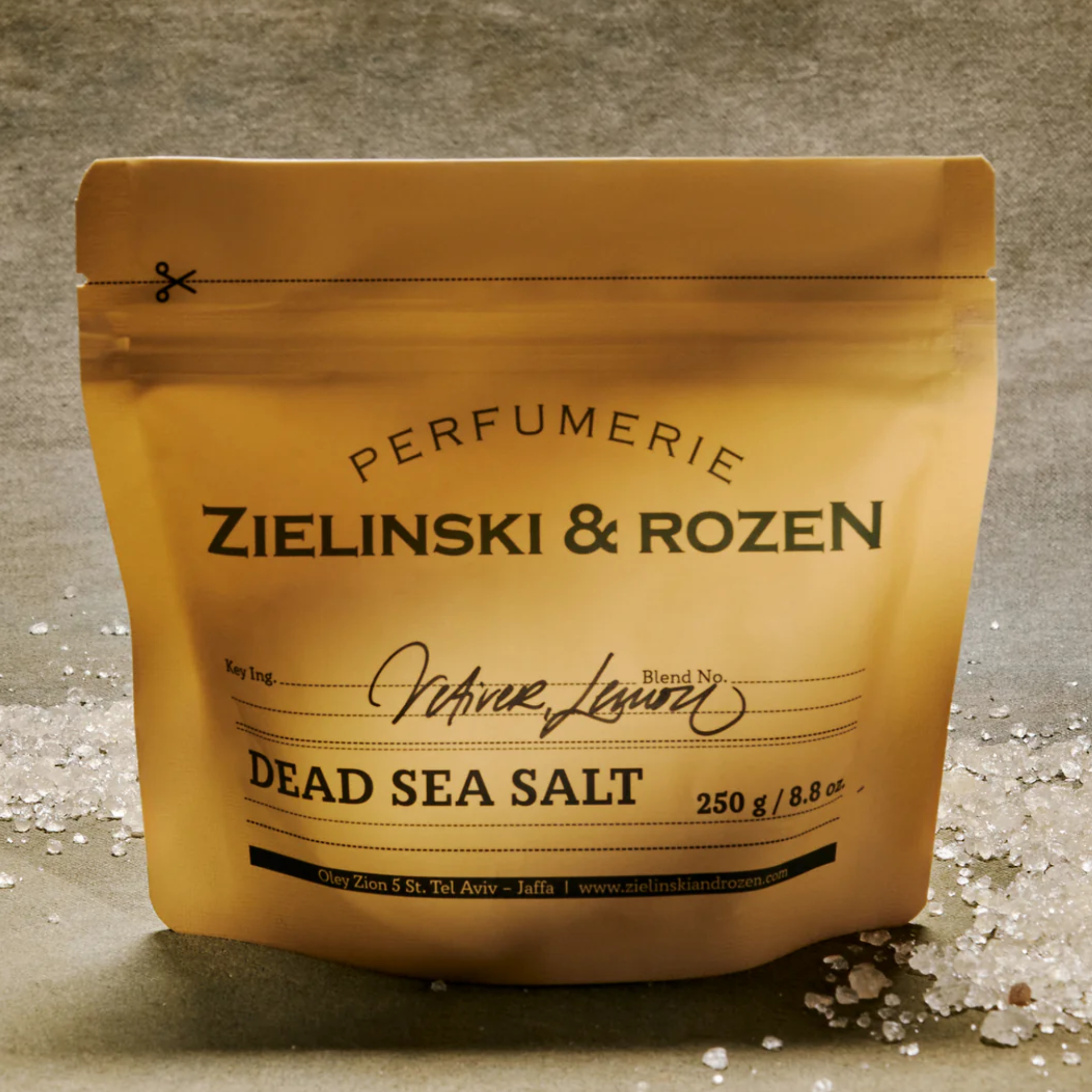 Соль мертвого моря Vetiver, Lemon (ex. Vetiver & Lemon, Bergamot) (250гр)