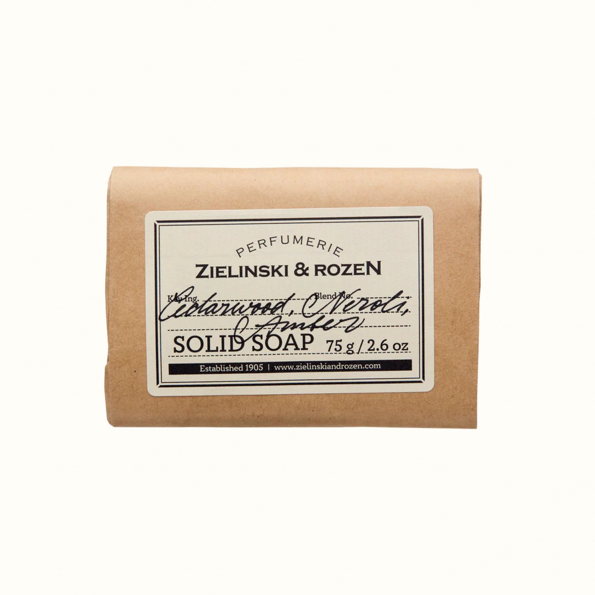  Тверде мило Cedarwood, Neroli, Amber (ex. Cedarwood, Sandalwood, Amber, Patchouli) (75гр)