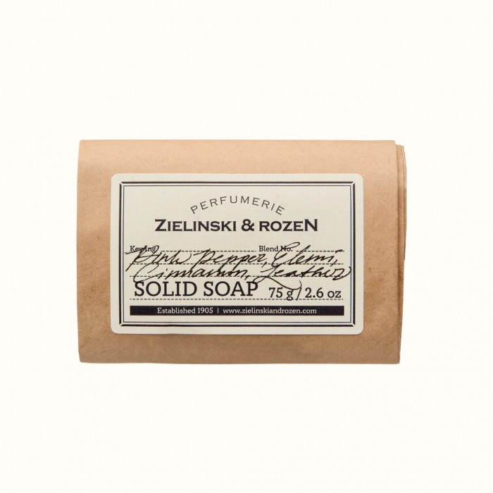  Тверде мило Pink Pepper, Elemi, Cinnamon, Leather (75гр)