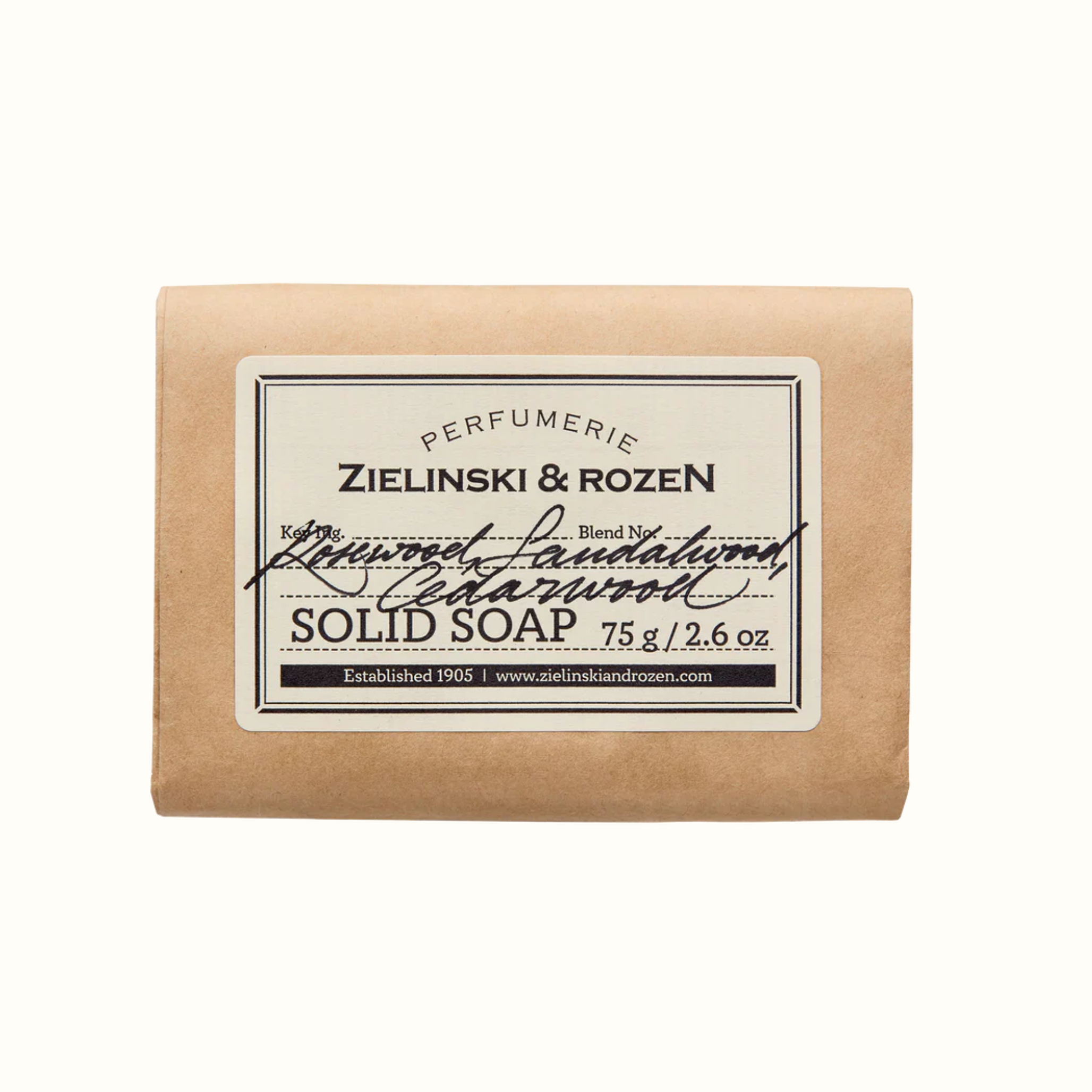 Твердое мыло Rosewood & Sandalwood, Сedarwood (75гр)