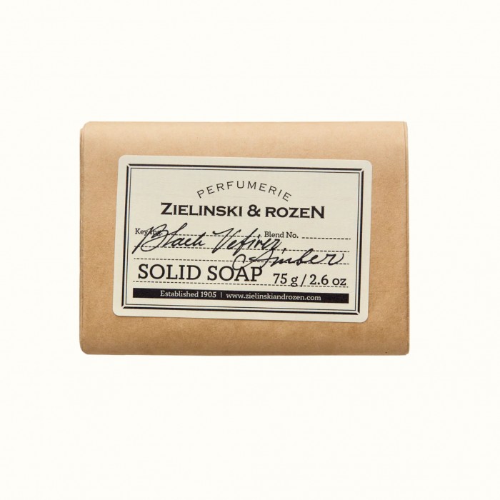  Тверде мило Black Vetiver & Amber (75гр)